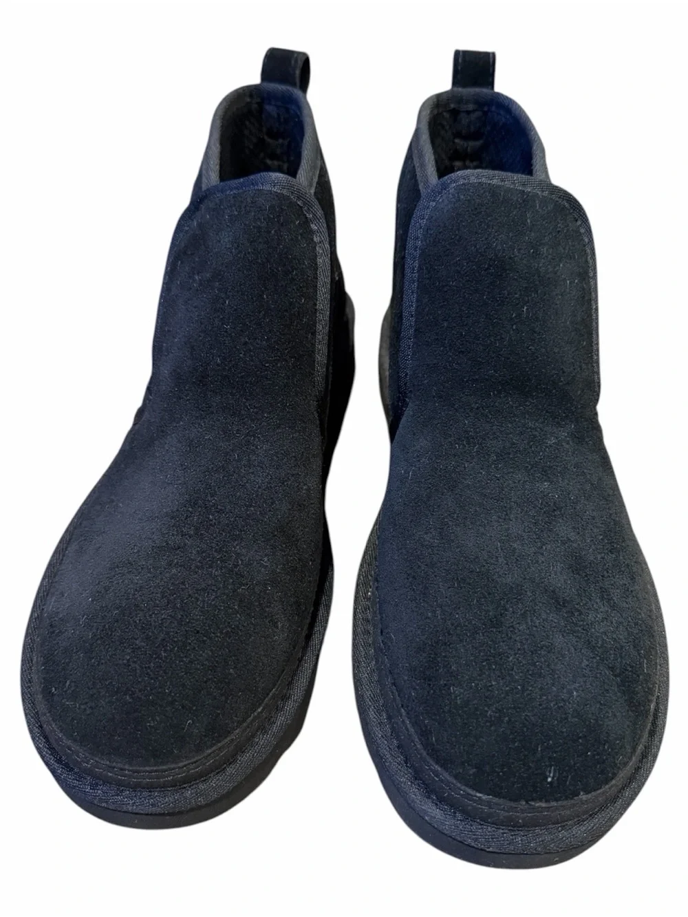UGG Men's Black Suede Slip-On Loafers